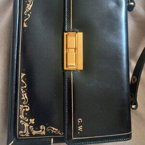 Misuri Kelly Bag With Gold Corners